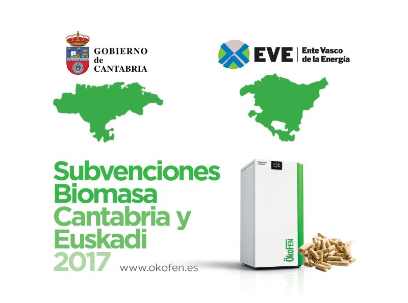 Subvenciones Biomasa Cantabria y Euskadi 2017