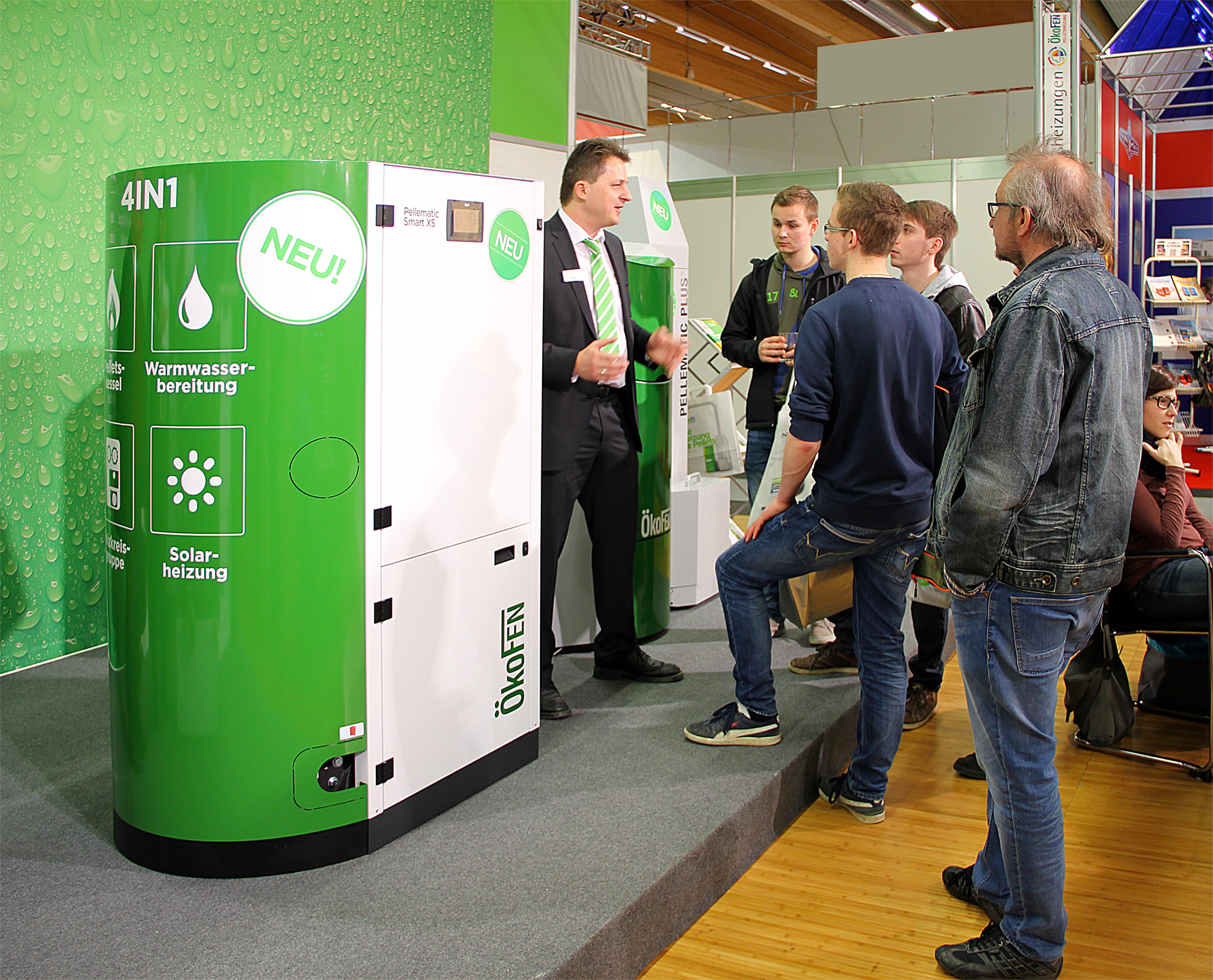 ÖkoFEN präsentierte Innovationen zur Pellets-Brennwerttechnik in Wels 