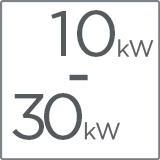 Der Pelletsbrenner moduliert in perfektem Zusammenspiel mit den vier drehzahlgeregelten Hocheffizienz-Lüftern von 30 kW auf 10 kW. 