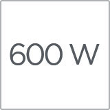 Průměrný elektrický výkon 600 W